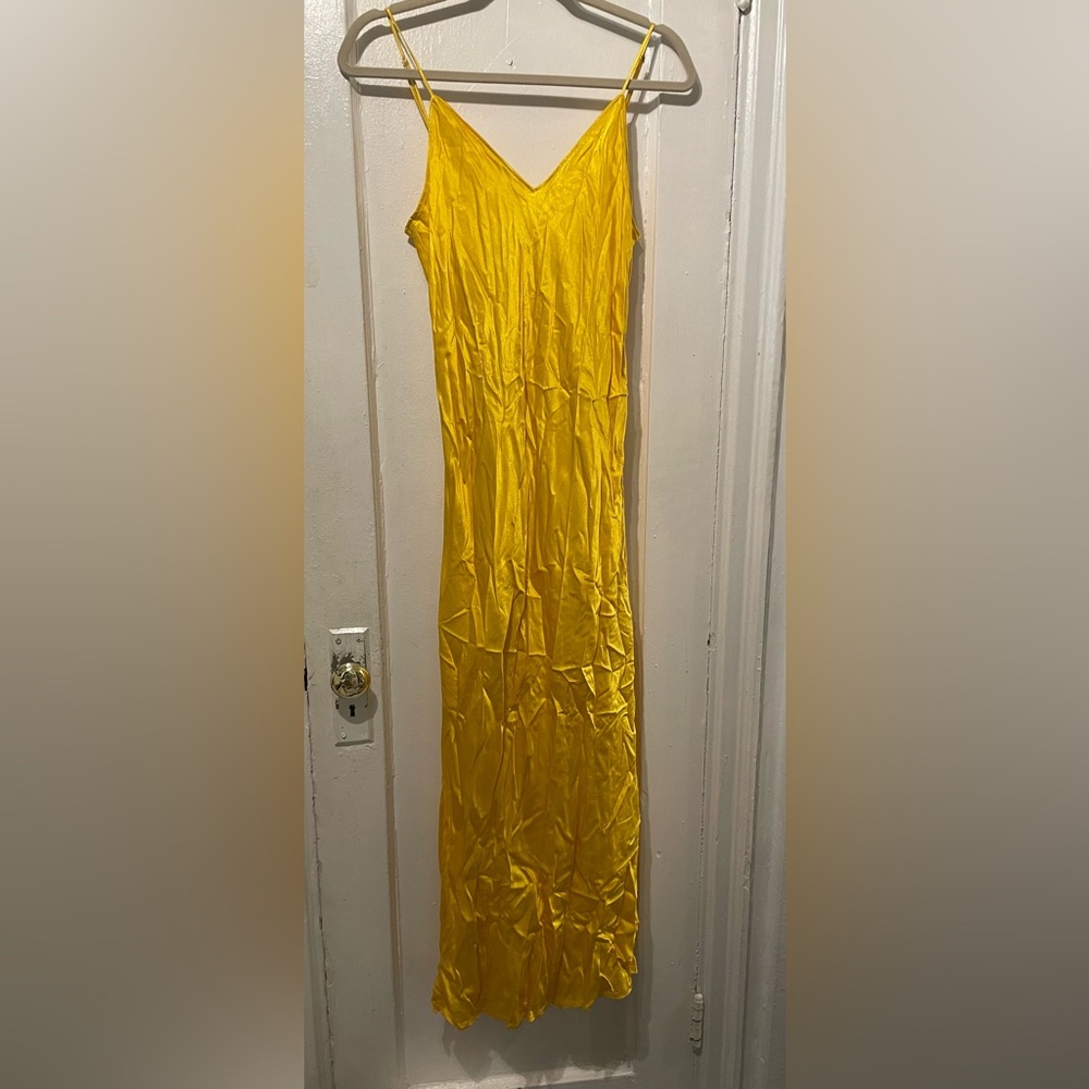 pistola Vibrant Yellow Satin Camisole